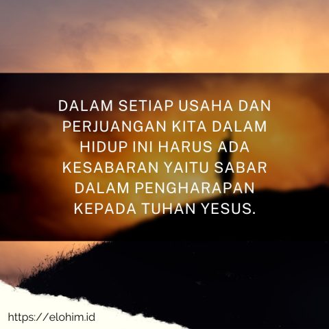 JADILAH KUAT DALAM ANUGRAH ALLAH - Elohim Ministry