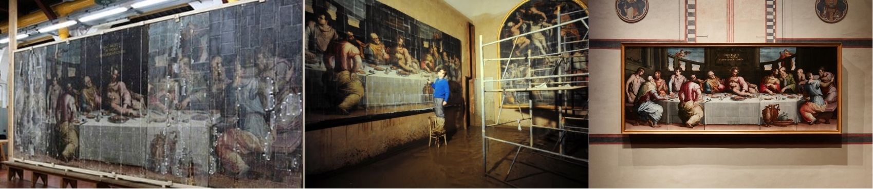 Pada tanggal 4 November 1966, bencana banjir yang melanda Firenze, Italia, menenggelamkan lukisan ternama Perjamuan Terakhir karya Giorgio Vasari 